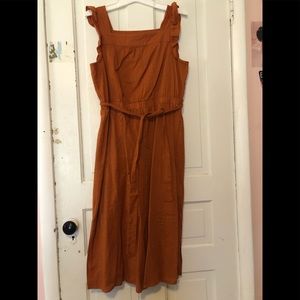 Ruffle jumper dress